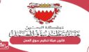 قانون هيئة تنظيم سوق العمل البحرين